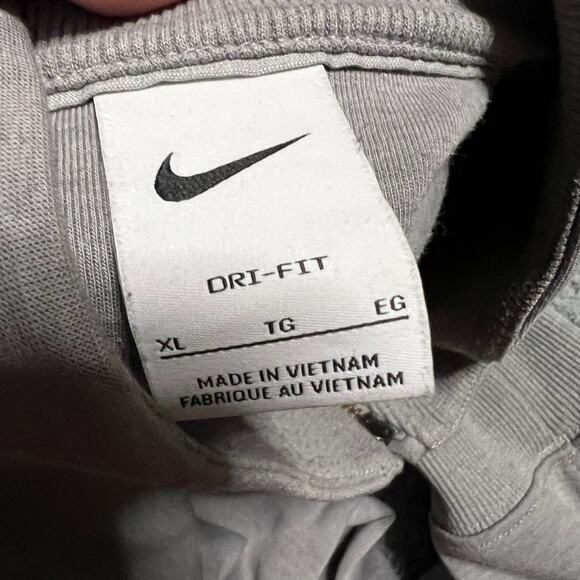 Nike Shirt Mens XL Men's Dri-FIT Player 1/2 Zip Golf Pullover CU9826 Gray Ryder - Picture 7 of 9